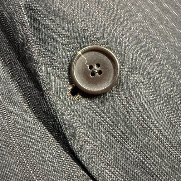 Z Zegna Drop 8 Striped Blazer Wool Sport Coat Grey 38R - Picture 5 of 10